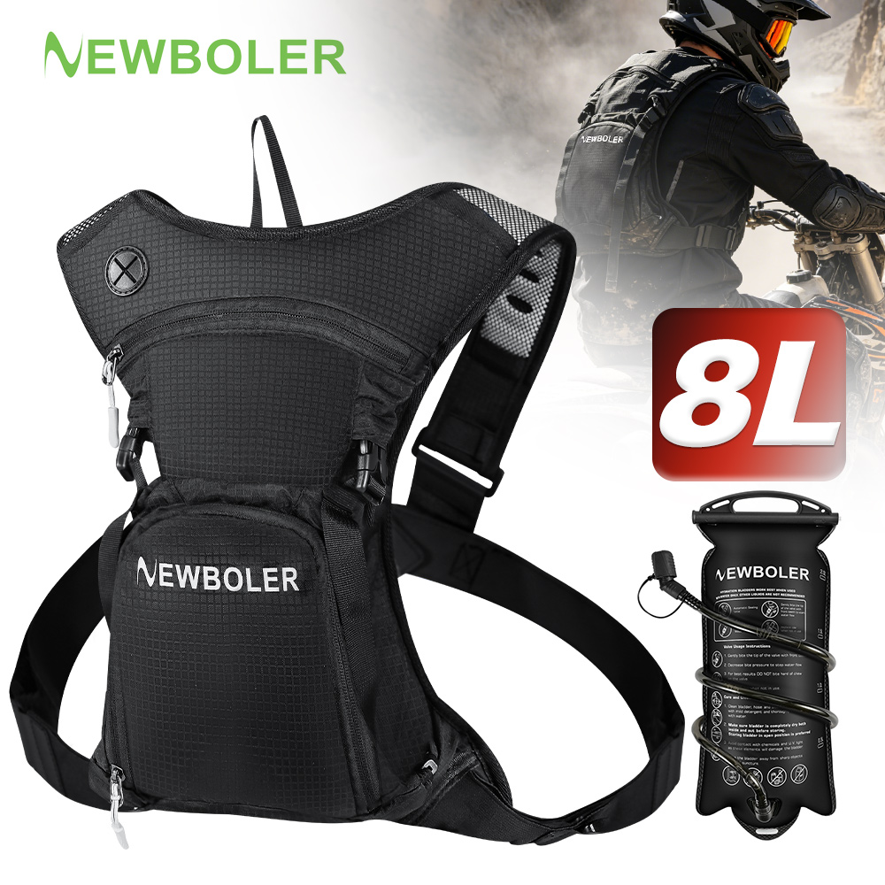Mountain Biking Backpack - NEWBOLER 8L 오토바이 사이클링 수분 보충팩