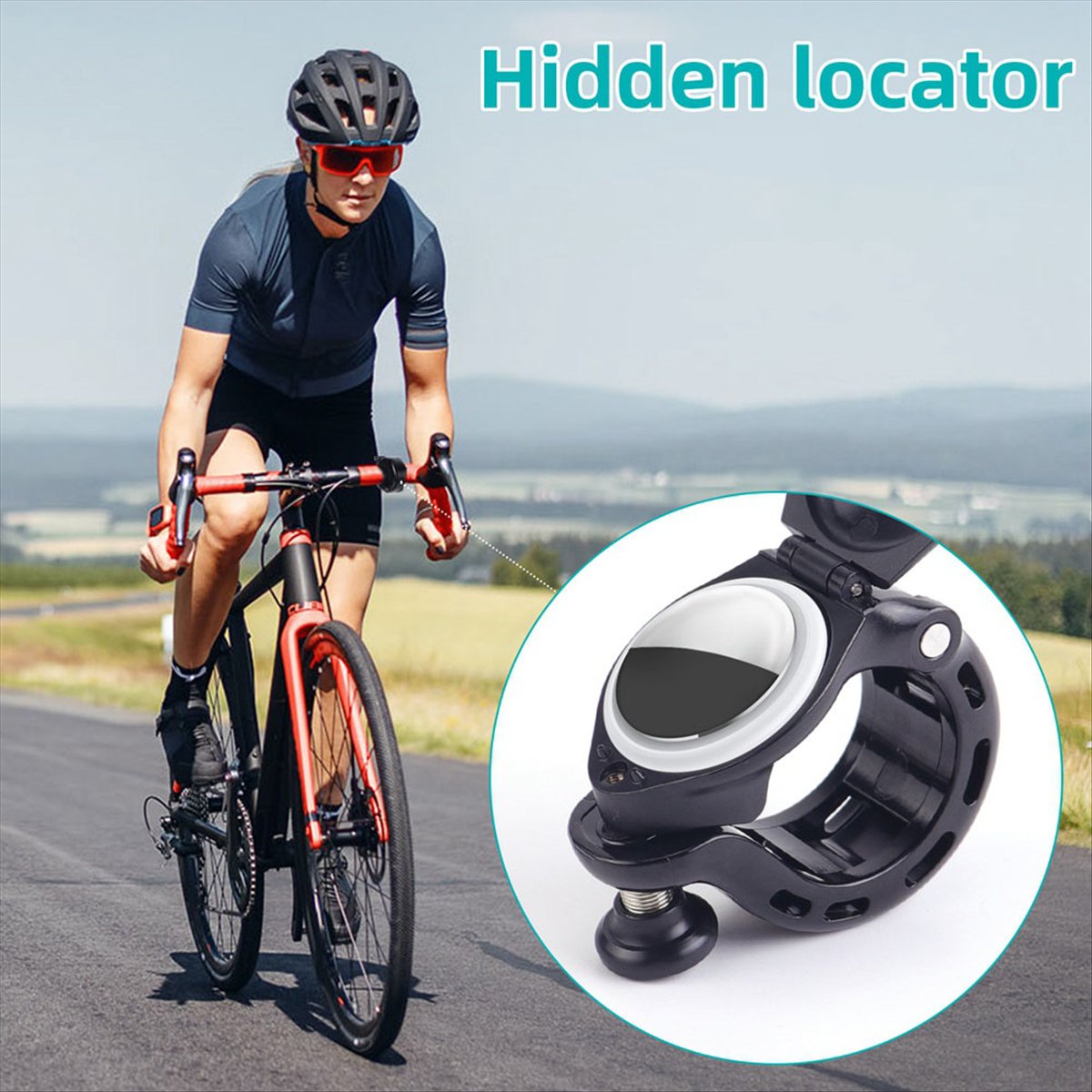 Mountain Biking Shoes - AD45 산악자전거 알루미늄 벨, 벨 내부에