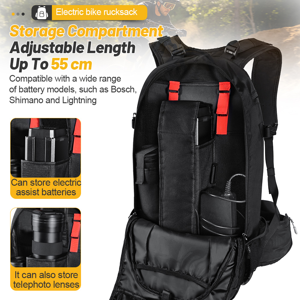 E-바이크 백팩 자전거 배터리 가방 E-마운틴 바이킹  - Mountain Biking Backpack 리뷰 및 가격