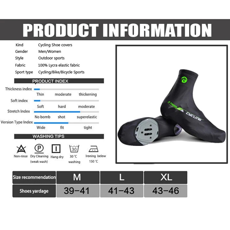 X-TIGER 전문 MTB 사이클링 신발 커버, 퀵 드 - Mountain Biking Shoes 리뷰 및 가격