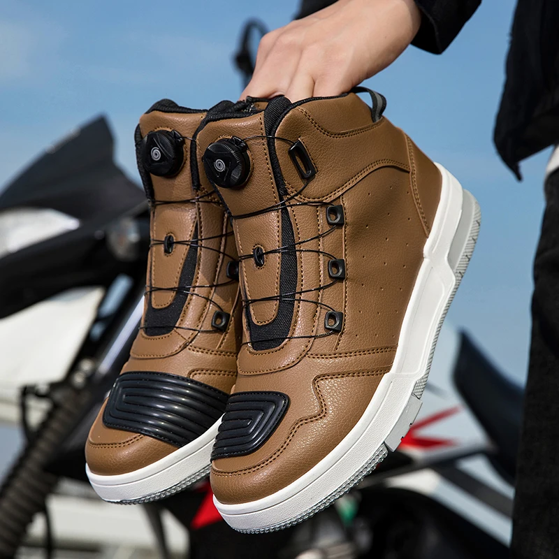 여름 새로운 오토바이 부츠 남자 여자 나이트 야외 승마 - Mountain Biking Shoes 리뷰 및 가격