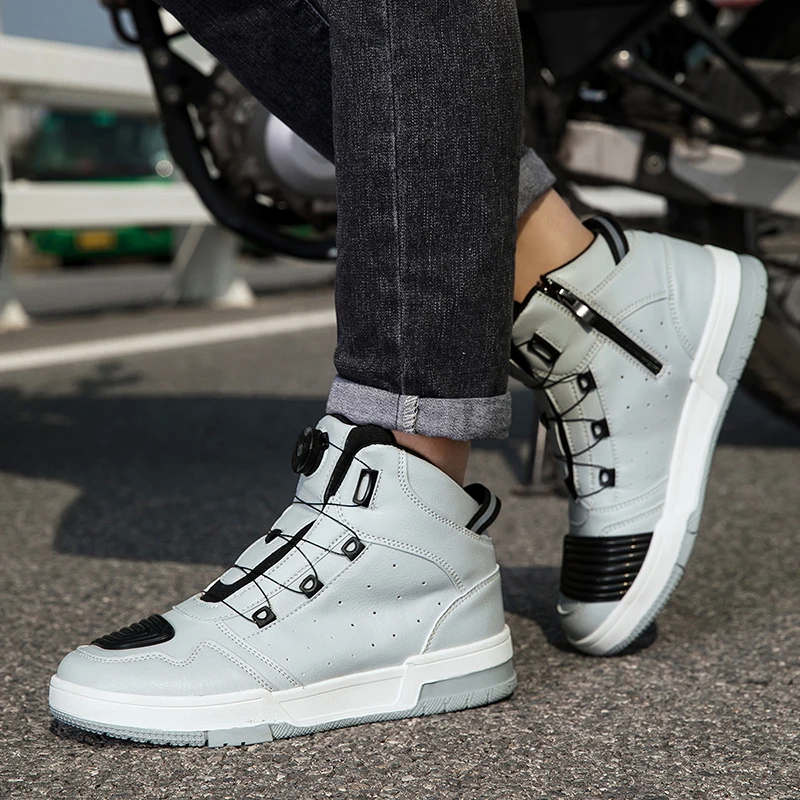 여름 새로운 오토바이 부츠 남자 여자 나이트 야외 승마 - Mountain Biking Shoes 리뷰 및 가격