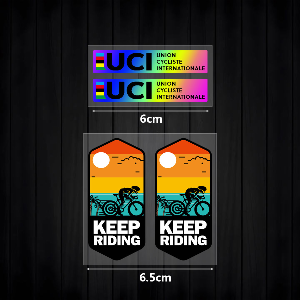 UCI Keep Riding 스티커 세트 1세트 방수  - Mountain Biking Uci 리뷰 및 가격