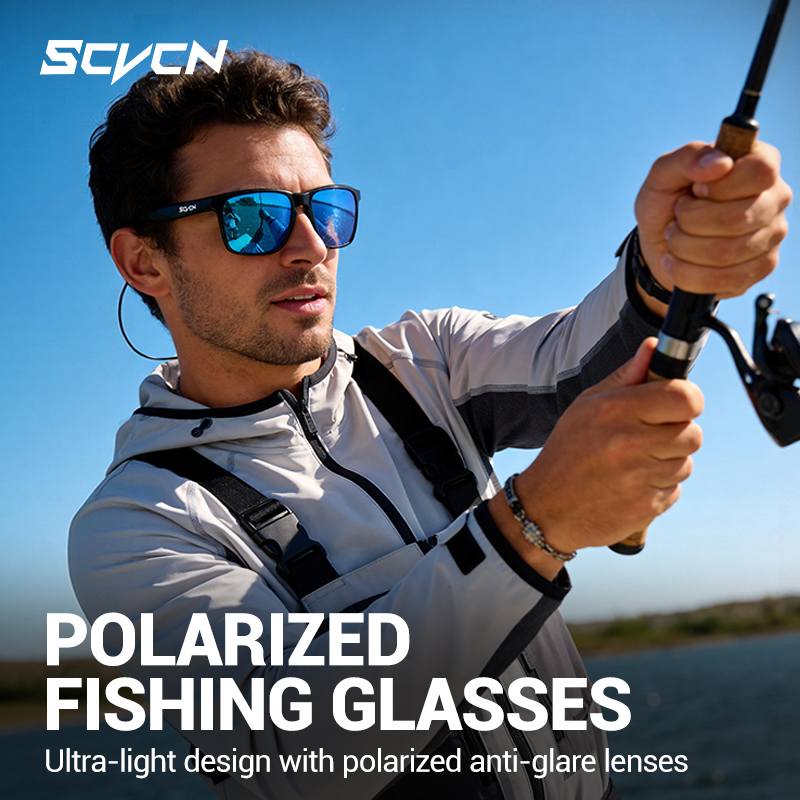 SCVCN 편광 렌즈 낚시용 선글라스, 해변, 바다,  - Mountain Biking Sunglasses 리뷰 및 가격